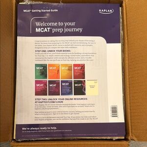 Kaplan MCAT Prep Set - unopened